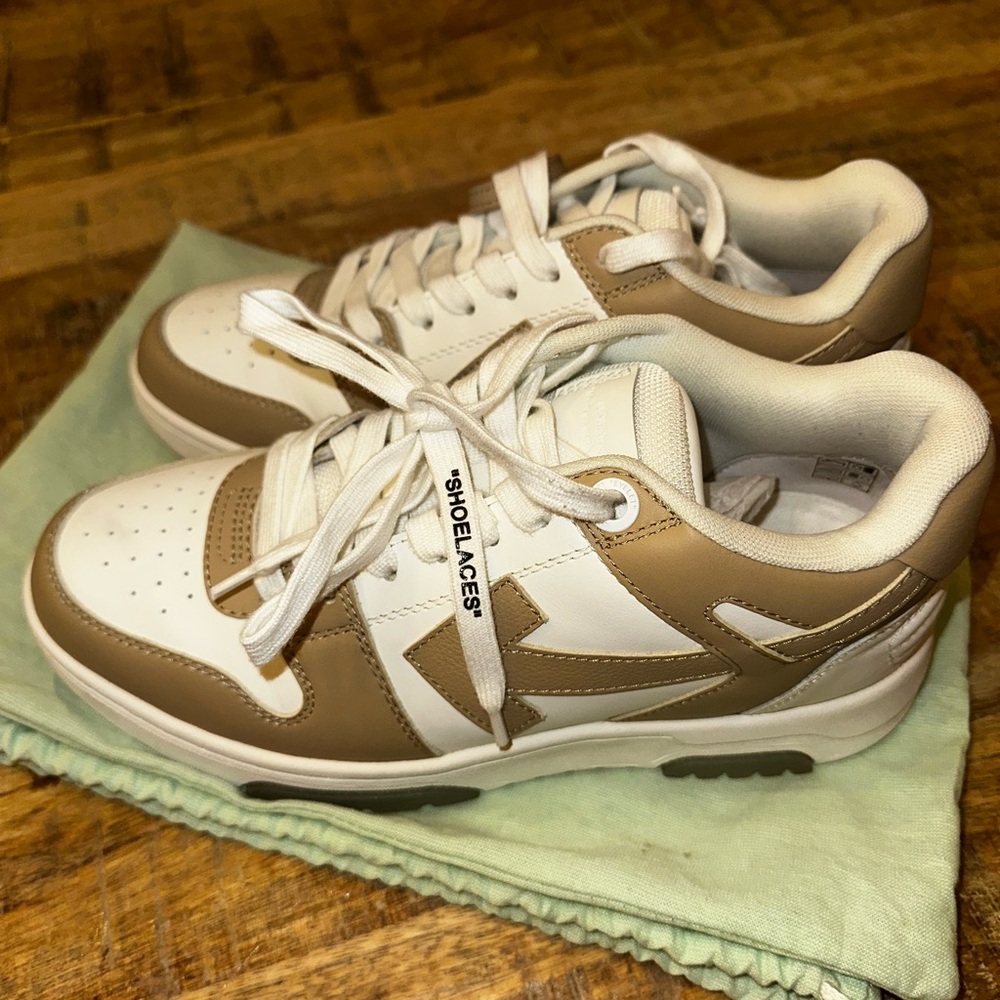 Off White Out of Office shoes(White and Beige)